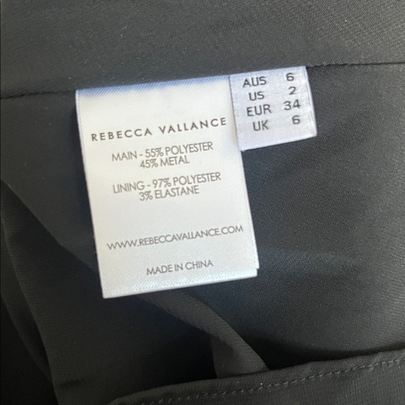 Rebecca Vallance Metallic Multicolor Striped Ruffle Dress! - Picture 8 of 8